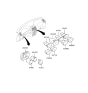 Diagram for 2001 Hyundai Accent Wiper Switch - 93360-25100