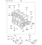 Diagram for 2004 Hyundai Accent Crankshaft Position Sensor - 39180-22600