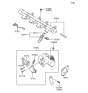 Diagram for 2001 Hyundai Accent Throttle Body Gasket - 35101-22601