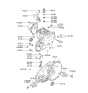 Diagram for Hyundai Accent Bellhousing - 43111-22611
