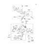 Diagram for 2003 Hyundai Accent Fuel Injector - 35310-22600