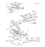 Diagram for 2001 Hyundai Accent Fuel Tank Strap - 31210-25500