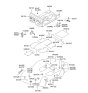 Diagram for 1999 Hyundai Accent Body Mount Hole Plug - 85834-14000