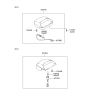 Diagram for 2005 Hyundai Sonata Light Socket - 92754-25000