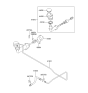 Diagram for Hyundai Accent Clutch Hose - 41631-25020