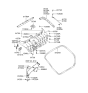 Diagram for Hyundai Tailgate Handle - 81720-25020