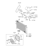 Diagram for Hyundai Accent Cooling Fan Assembly - 97730-25000