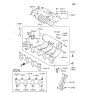 Diagram for 2006 Hyundai Accent Intake Manifold - 28310-22701