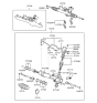 Diagram for 2006 Hyundai Accent Rack And Pinion - 57710-25010