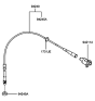 Diagram for 2001 Hyundai Accent Speedometer Cable - 94240-25000