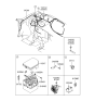 Diagram for 2001 Hyundai Accent Fuse Box - 91840-25A00