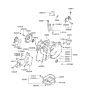 Diagram for 2006 Hyundai Tiburon Transfer Case Seal - 43119-28002