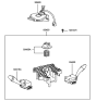 Diagram for 2005 Hyundai Accent Headlight Switch - 93420-25110