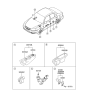 Diagram for 2004 Hyundai Accent Mirror Switch - 93574-25000