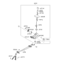 Diagram for Hyundai Elantra GT Automatic Transmission Shift Levers - 43700-A5200-RY