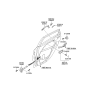 Diagram for 2016 Hyundai Elantra GT Door Handle - 82661-A5050