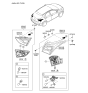 Diagram for Hyundai Light Socket - 92480-A5010