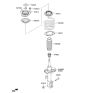 Diagram for Hyundai Elantra GT Coil Springs - 54630-A5161