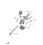 Diagram for Hyundai Elantra GT Steering Column - 56310-A5400