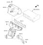 Diagram for 2014 Hyundai Elantra GT Exhaust Manifold - 28510-2E390