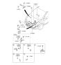 Diagram for 2014 Hyundai Elantra GT Battery Cable - 91850-A5160