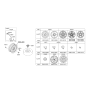 Diagram for 2012 Hyundai Elantra Wheel Cover - 52960-2S250