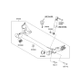 Diagram for Hyundai Axle Beam - 55100-A5500