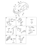 Diagram for 2016 Hyundai Elantra GT Air Bag Sensor - 95930-3X100