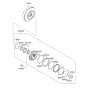 Diagram for Hyundai Elantra GT Torque Converter - 45100-3BHE0