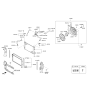 Diagram for Hyundai Elantra GT A/C Condenser - 97606-A5000