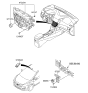 Diagram for 2013 Hyundai Elantra GT A/C Switch - 97250-A5673