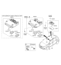 Diagram for 2016 Hyundai Elantra GT Dome Light - 92800-A5100-TX