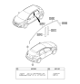 Diagram for 2016 Hyundai Elantra GT Emblem - 86314-A5000