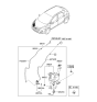 Diagram for 2016 Hyundai Elantra GT Washer Reservoir - 98620-A5010