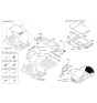 Diagram for Hyundai Tucson Interior Light Bulb - 92620-A2000