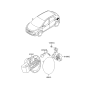 Diagram for 2016 Hyundai Elantra GT Fuel Door Release Cable - 81550-A5000