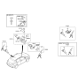 Diagram for Hyundai Shift Interlock Solenoid - 95860-A5000