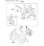 Diagram for 2016 Hyundai Elantra GT Brake Caliper - 58310-A5B30