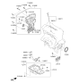 Diagram for 2013 Hyundai Elantra GT Timing Cover - 21350-2E021