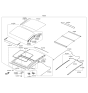 Diagram for 2013 Hyundai Elantra GT Sunroof - 81616-A5000