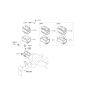 Diagram for Hyundai Elantra GT Battery Tray - 37150-A5000