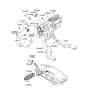 Diagram for 2009 Hyundai Azera Ambient Temperature Sensor - 97280-3K100