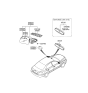 Diagram for Hyundai Sonata Mirror Cover - 52406-00