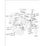 Diagram for 2005 Hyundai Sonata Armrest - 89900-3K700-FZO