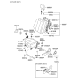 Diagram for 2005 Hyundai Sonata Seat Cushion - 88150-3K300