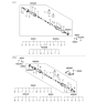 Diagram for 2005 Hyundai Sonata Axle Shaft - 49500-3K160