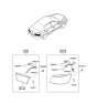 Diagram for 2005 Hyundai Sonata Back Up Light - 92404-3K000