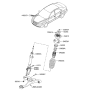 Diagram for 2005 Hyundai Sonata Shock And Strut Mount - 54630-3K000