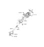 Diagram for 2005 Hyundai Sonata Steering Column - 56310-3K200