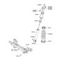 Diagram for 2005 Hyundai Sonata Shock And Strut Mount - 55330-3K010